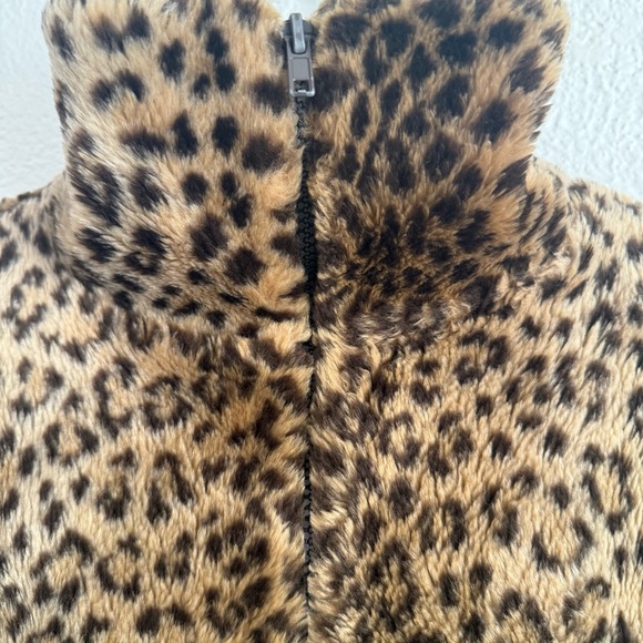 Vintage J. Percy Marvin Richards Leopard Faux Fur Jacket Women’s XS Glam Retro - Picture 5 of 10